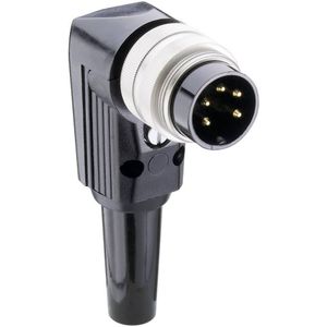 Lumberg WSV 50/6 DIN-connector Stekker, haaks Aantal polen: 5 Zilver 1 stuk(s)