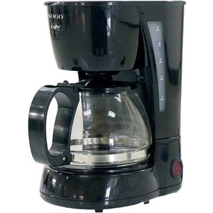 SOGO Human Technology CAF-SS-5655 Koffiezetapparaat Zwart Capaciteit koppen: 4 Glazen kan, Warmhoudfunctie