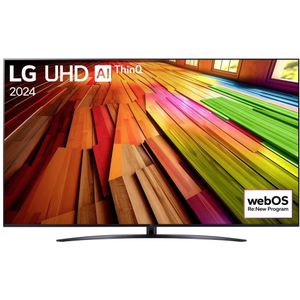 LG Electronics 86UT81006LA LCD-TV 218 cm 86 inch Energielabel F (A - G) CI+*, DVB-S2, DVB-T2, DVB-C, WiFi, UHD, Smart TV Zwart