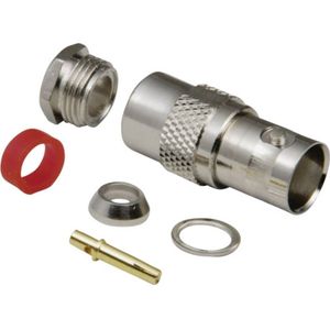 BKL Electronic - BNC-connector - Zilver - Vrouwelijk - 50 Ω - Solderen
