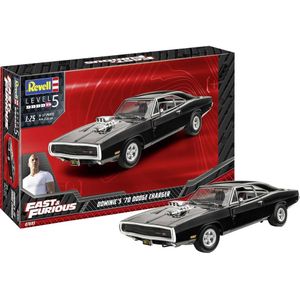 1:25 Revell 07693 Fast & Furious - Dominics 1970 Dodge Charger Car Plastic Modelbouwpakket