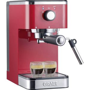 Graef Salita Espressomachine met filterhouder Rood 1400 W