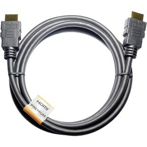 Maxtrack HDMI Aansluitkabel HDMI-A stekker, HDMI-A stekker 5.00 m Zwart C 215-5 L Ultra HD-HDMI HDMI-kabel