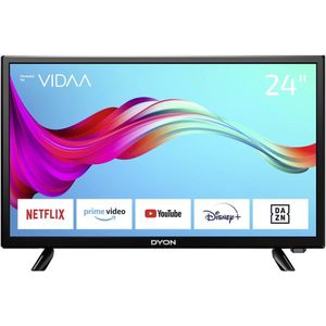 Dyon SMART 24 VX LED-TV 60 cm 24 inch Energielabel F (A - G) DVB-T2, DVB-C, DVB-S2, HD ready, Smart TV, WiFi, CI+* Zwart