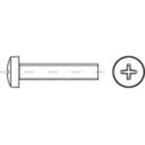 TOOLCRAFT 1068580 Lenskopschroeven M10 16 mm Kruiskop Phillips DIN 7985 RVS A2 100 stuk(s)