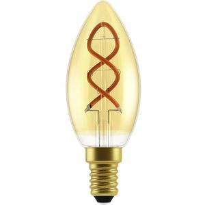 Nordlux 2080101458 LED-lamp Energielabel G (A - G) E14 Kaars 2.5 W Goud (Ø x l) 35 mm x 97 mm Dimbaar 1 stuk(s)