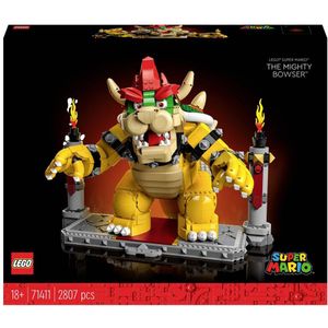 LEGO Super Mario De machtige Bowser, Bouwbaar 3D Model, Verzamelitem & Cadeau Idee - 71411