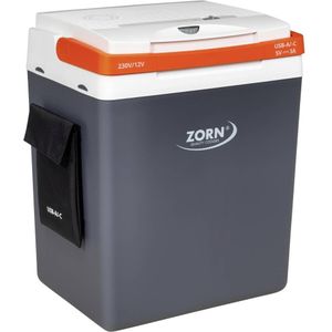 ZORN Z 32 LNE Koelbox en verwarmingsbox Energielabel: E (A - G) Thermo-elektrisch 12 V, 230 V/AC Wit/zwart, Oranje 30 l -17 °C