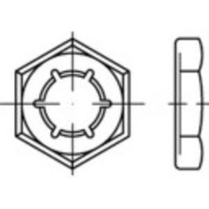 TOOLCRAFT TO-5378334 Plaatmoeren M6 DIN 7967 RVS A4 100 stuk(s)