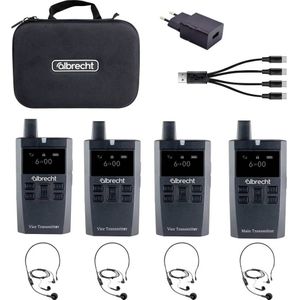 Albrecht - 29931.S4 - Walkietalkie - Draadloze Communicatie - Tot 10 Uur Gebruik