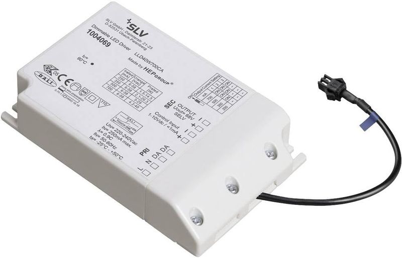 SLV - 1004069 - LED-driver - 40 W - 500 - 1050 mA - Dimbaar via DALI