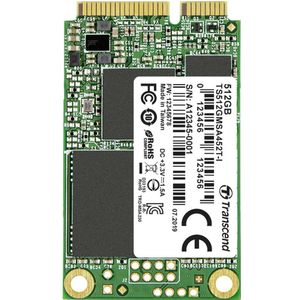 Transcend MSA452T-I 512 GB mSATA SSD harde schijf SATA 6 Gb/s Industrial TS512GMSA452T-I