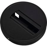 SLV - Plafondrozet - Zwart - Voor 1-fase Adapter - 1~ SYSTEM