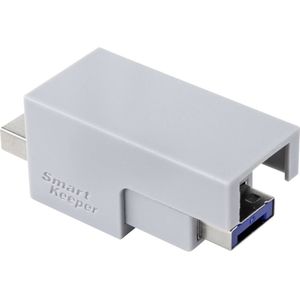 Renkforce RF-4695232 USB-kabelslot Zilver, Blauw Sleutelslot Zonder sleutel
