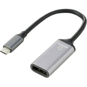 Renkforce RF-5397866 USB-C-displaykabel USB-C / DisplayPort Adapterkabel USB-C stekker, DisplayPort-bus 0.15 m Zwart Afgeschermd (dubbel)