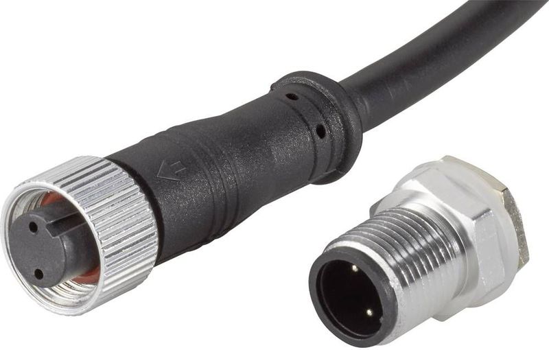 TRU COMPONENTS 1229336 Ronde Stekker Afgewerkt Bu - Rech - Stekke