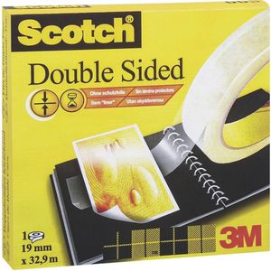 Scotch D6651222 D6651222 Dubbelzijdige tape Scotch 665 Transparant (l x b) 22.8 m x 12.5 mm 1 stuk(s)