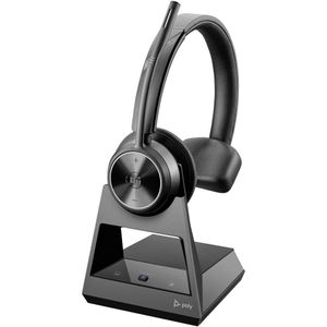 HP Poly Savi 7310-M Office-DECT On Ear headset Computer DECT Mono Zwart Volumeregeling, Microfoon uitschakelbaar (mute)