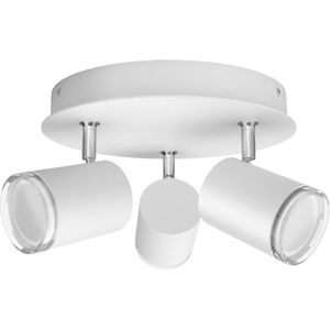 Philips Hue Adore badkameropbouwspot White Ambiance 3-Spot Wit rond + dimmer