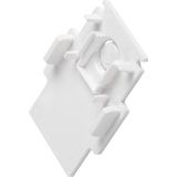 SLV - Eindkap - Wit - Voor Inbouwrail 48V TRACK