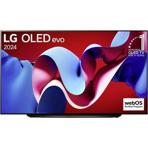 LG Electronics OLED83C47LA 4K OLED evo TV OLED-TV 210 cm 83 inch Energielabel F (A - G) CI+*, DVB-C, DVB-S2, DVB-T2, Smart TV, UHD, WiFi Zwart