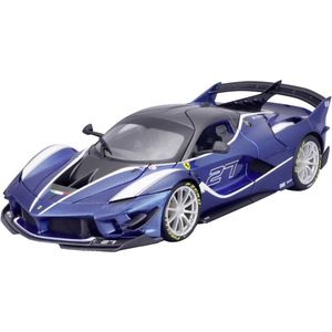 Bburago Ferrari R&P FXX-K EVO, blau #27 1:18 Auto