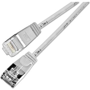 Slim Wirewin PKW-LIGHT-STP-K6 1.0 RJ45 Netwerkkabel, patchkabel CAT 6 U/FTP 1.00 m Grijs 1 stuk(s)