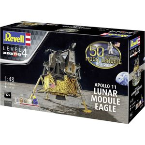 1:48 Revell 03701 Apollo 11 Lunar Module Eagle - Geschenkset Plastic Modelbouwpakket