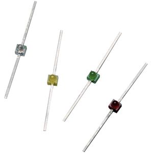 Broadcom HLMP-6400 Bedrade LED Geel Koepelvormig 1.9 mm 9 mcd 90 ° 10 mA 2 V