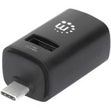 Manhattan 180993 USB-combi-hub Zwart