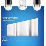Sodastream PET-fles Carbonating Bottless 3x 1l Zwart, Wit