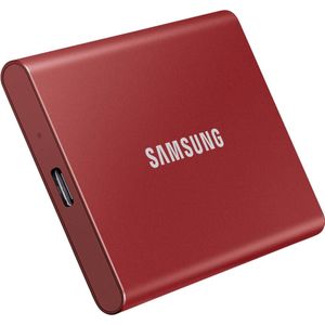 Samsung Portable T7 500 GB Externe SSD harde schijf USB 3.2 Gen 2 Rood MU-PC500R/WW