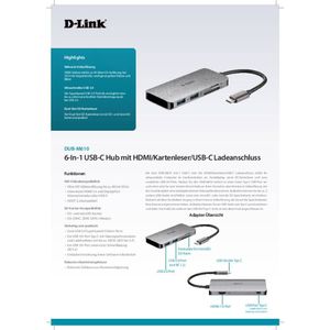 D-Link DUB-M610 USB-C dockingstation