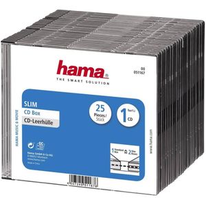 Hama 04751167 CD Slim Box - 25 stuks