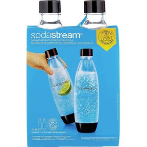 SodaStream Zekering flessen - Accessoires voor watersproeiers - Transparant - Zwart