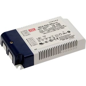 Mean Well IDLV-65A-48 LED-driver, LED-transformator Constante spanning 64.8 W 0 - 1.35 A 48 V/DC Dimbaar, PFC-schakeling, Overbelastingsbescherming,