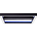 Brilliant Icarus G99313/76 LED-plafondlamp 38 W RGB, Warmwit tot daglichtwit Zwart