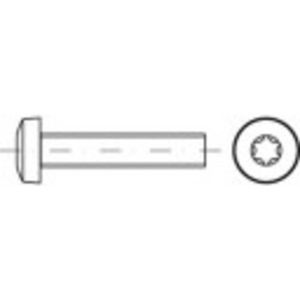 TOOLCRAFT 1068772 Lenskopschroeven M10 55 mm T-profiel DIN 7985 RVS A2 100 stuk(s)