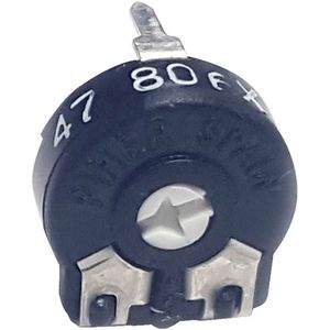 Piher PT10LV10-255A3030-S Koolstoffilmtrimmer Lineair 0.15 W 2.5 MΩ 1 stuk(s)