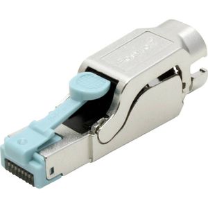EasyLan - fixLink - RJ45 Connector - Zilver - Cat.6A, Afgeschermd, 50 μ” Goudlaag