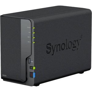Synology DS223-6TB-FR DS223-6TB-FR NAS-server 6 TB Refurbished (goede staat) Ontwaken bij LAN-/WAN-verbinding, Aan/uit-schakelaar