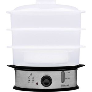 Tristar Stoomkoker VS-3914 - Food Steamer met 3 lagen - Inclusief rijstmand - Vaatwasser bestendig - BPA-vrij - 9 Liter