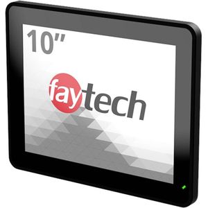 Faytech FT10TMCAPOB Touchscreen monitor Energielabel: C (A - G) 24.6 cm (9.7 inch) 1920 x 1080 Pixel 4:3 10 ms HDMI, DisplayPort, VGA, USB-B, Audio-Line-in IPS