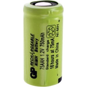 GP Batteries GPIND75AAHB Speciale oplaadbare batterij 2/3 AA Flat-top NiMH 1.2 V 750 mAh