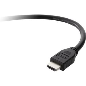 Belkin F3Y017BT1.5MBLK HDMI-kabel HDMI Aansluitkabel HDMI-A-stekker, HDMI-A-stekker 1.50 m Zwart Ultra HD-HDMI