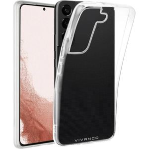 Vivanco Super Slim Backcover Samsung Galaxy S23+ Transparant Inductieve lading