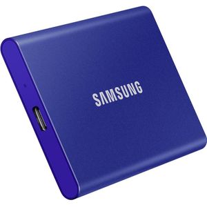 Samsung Portable T7 500 GB Externe SSD harde schijf USB 3.2 Gen 2 Blauw MU-PC500H/WW