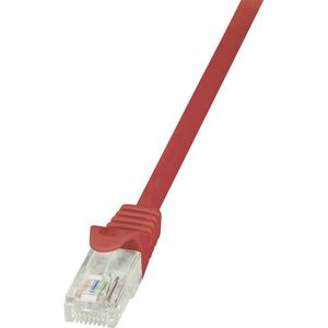 LogiLink CP2084U RJ45 Netwerkkabel, patchkabel CAT 6 U/UTP 7.50 m Rood Snagless 1 stuk(s)