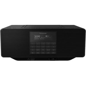 Panasonic RX-D70BTEG-K Radio/CD-speler DAB+, VHF (FM) AUX, Bluetooth, CD, DAB+, FM, USB Zwart