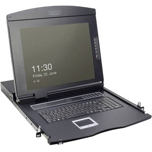 Digitus - Modulaire Console - 19" TFT - 8-Poorts KVM - Zwart